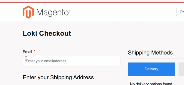Entering an emailaddress has been made easier