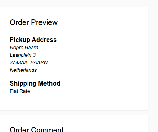 MyParcel sidebar