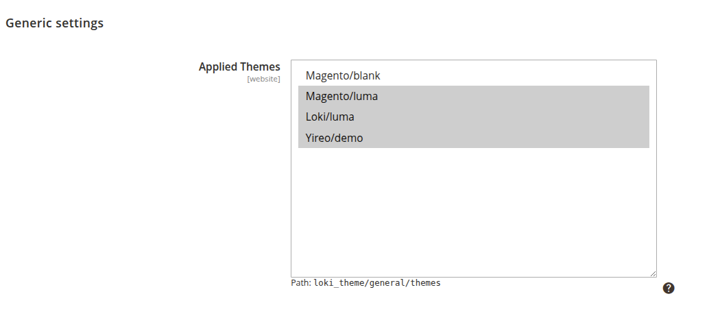 Applying Loki Theme to specific frontend themes