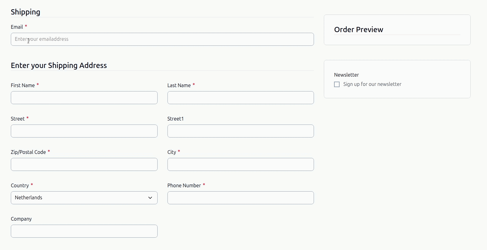 Saving address data in the blink of an eye
